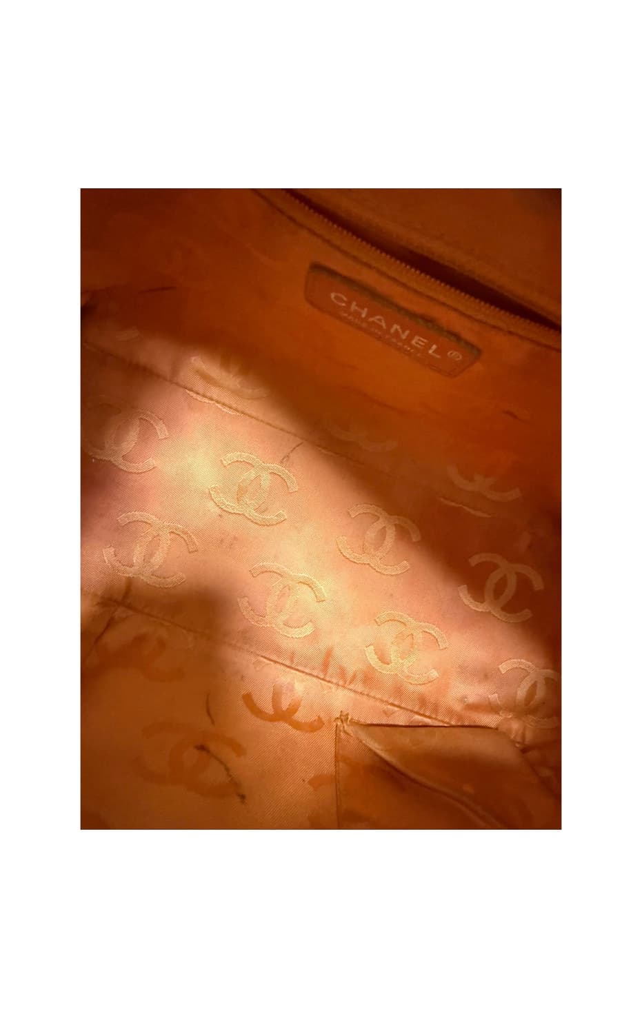 샤넬 깜봉 백 브라운 릴리로즈뎁 착용 정품 상품이미지8