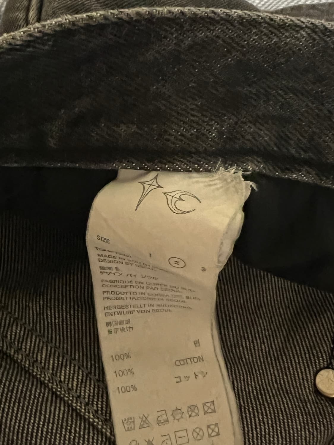 떠그클럽 풀스터드 데님팬츠 블랙 2사 상품이미지7