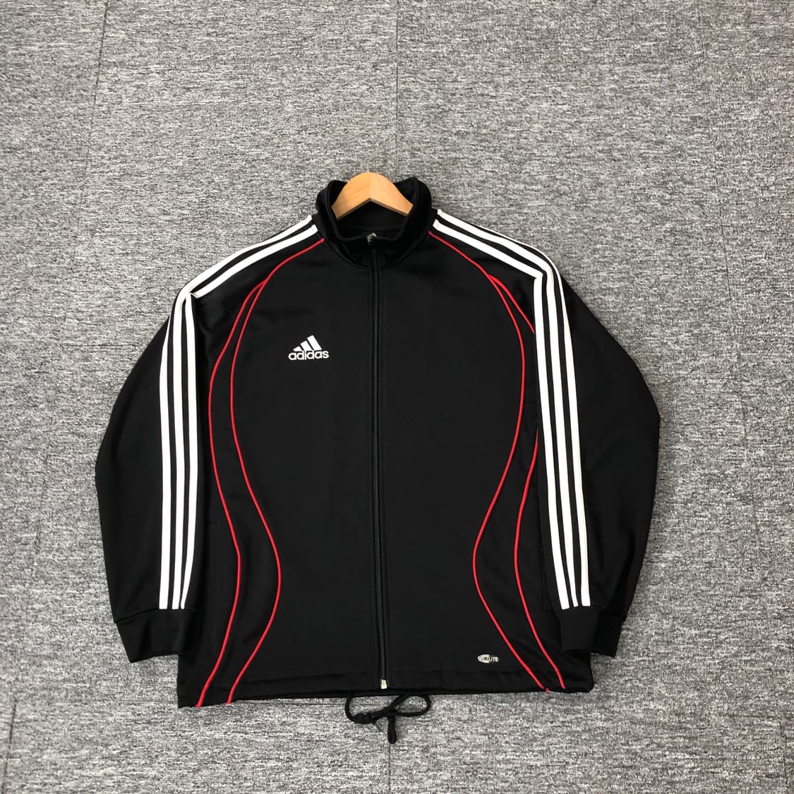 아디다스 빈티지 올드스쿨 3stripes 져지 검흰빨 상품이미지6
