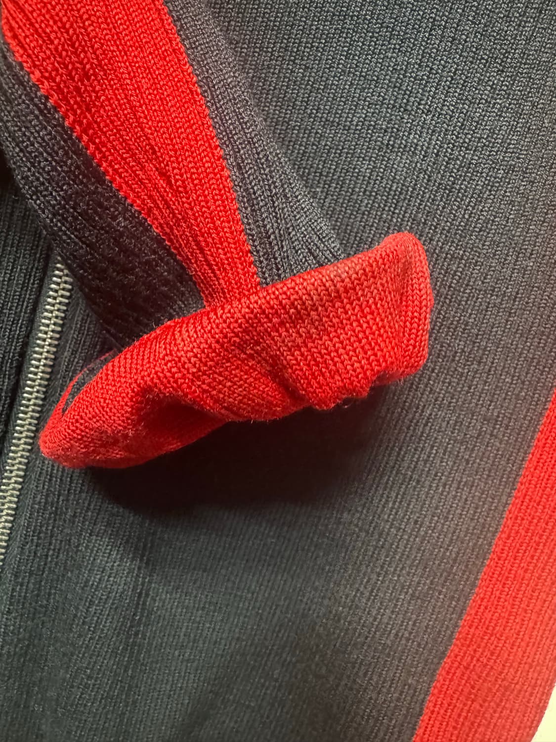 90s 돌체앤가바나 이중 니트 집업 상품이미지5