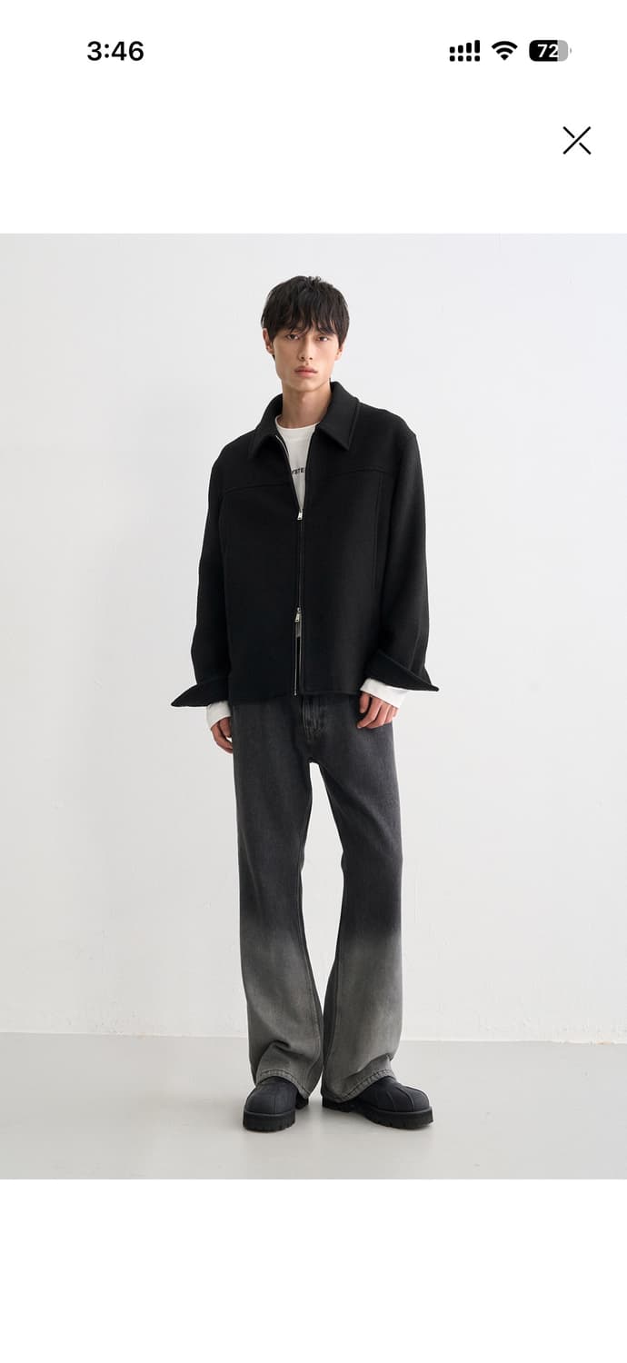 시스템옴므 울 블렌드 트위드 집업 자켓 105 상품이미지8