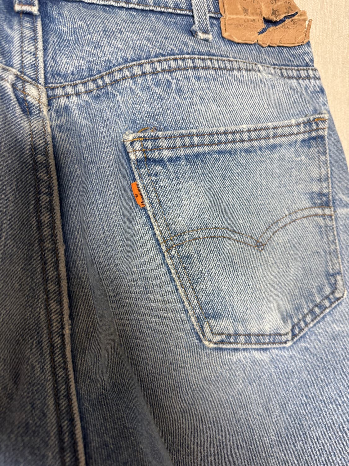 80's USA Made 빈티지 리바이스 517 오렌지탭 리바이스 부츠컷 상품이미지3