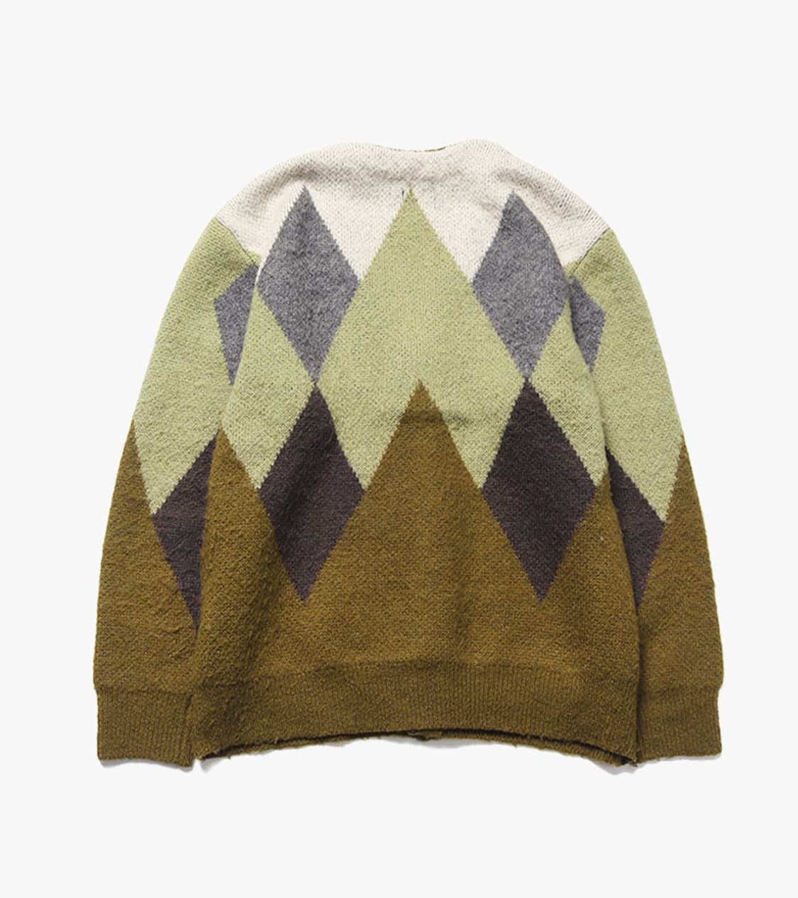 BEAMS - ARGYLE SHAGGY CARDIGAN 상품이미지9