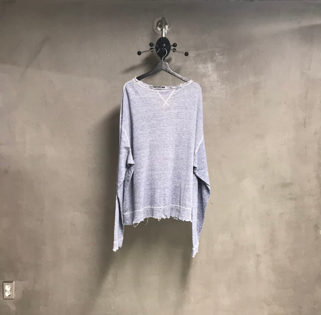 알써틴 오버사이즈 롱 슬리브 퍼플 M 상품이미지1