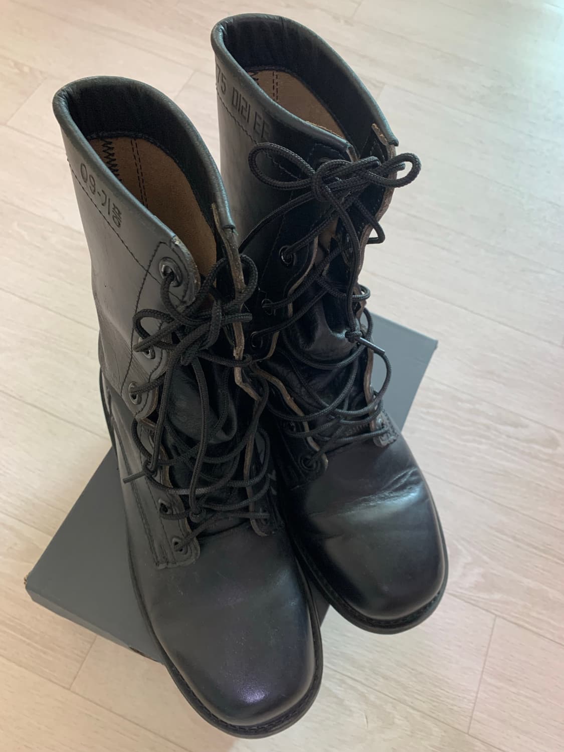 밀리터리 리얼레더 워커 군화 275mm 상품이미지2