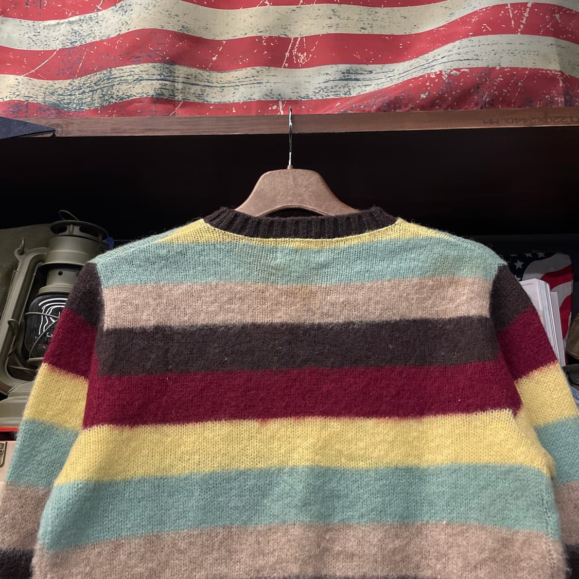 이스트 웨스트 클래식 스트라이프 패턴 니트 스웨터 N34 상품이미지4