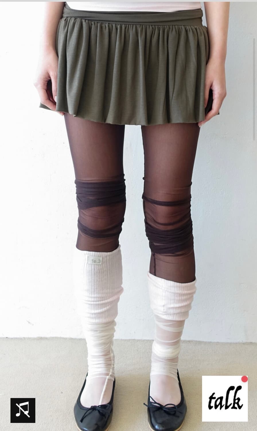 샵페어리 yuzu skirt (khaki) 상품이미지2