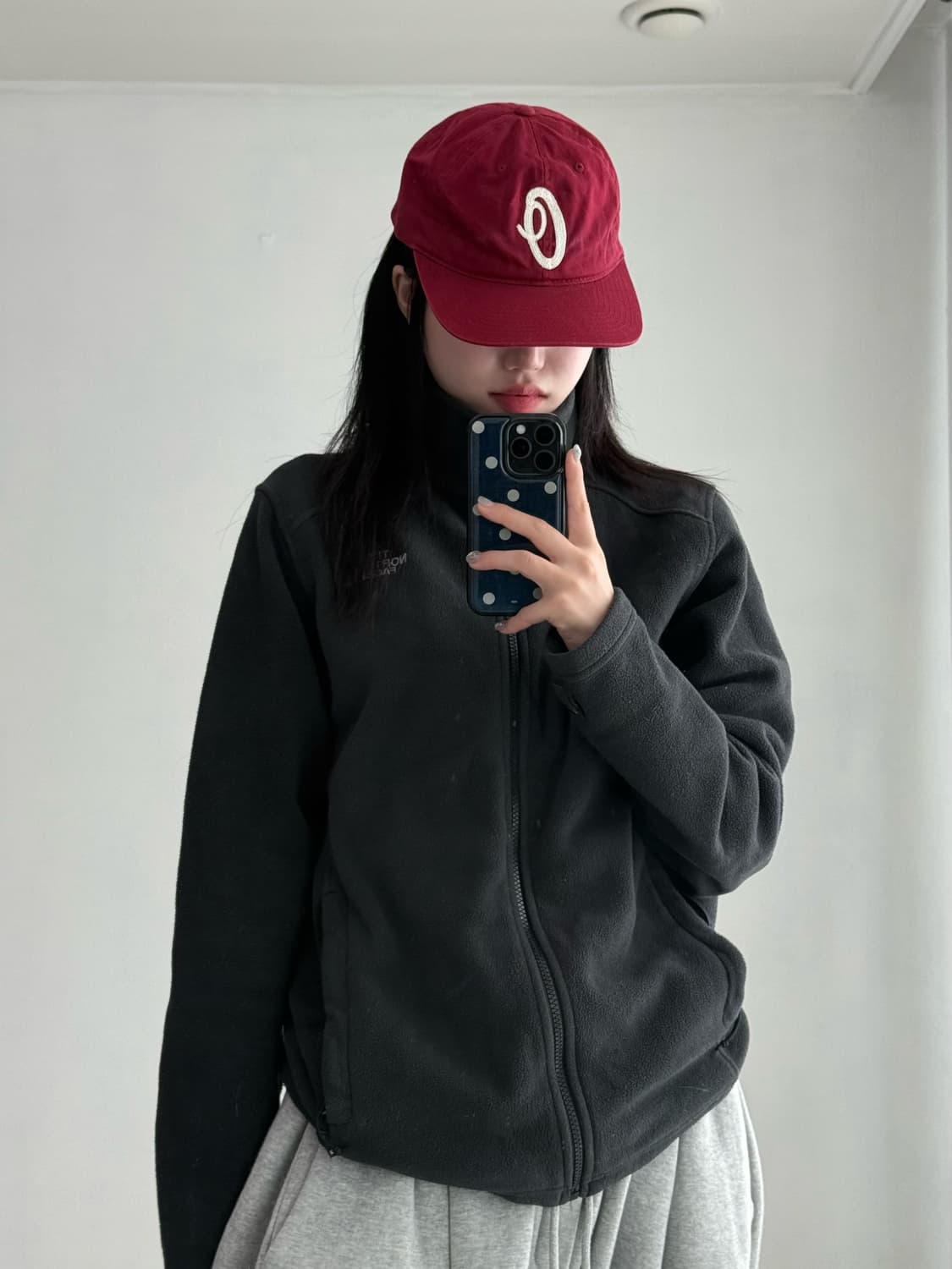 오베이 버건디 캡 상품이미지2