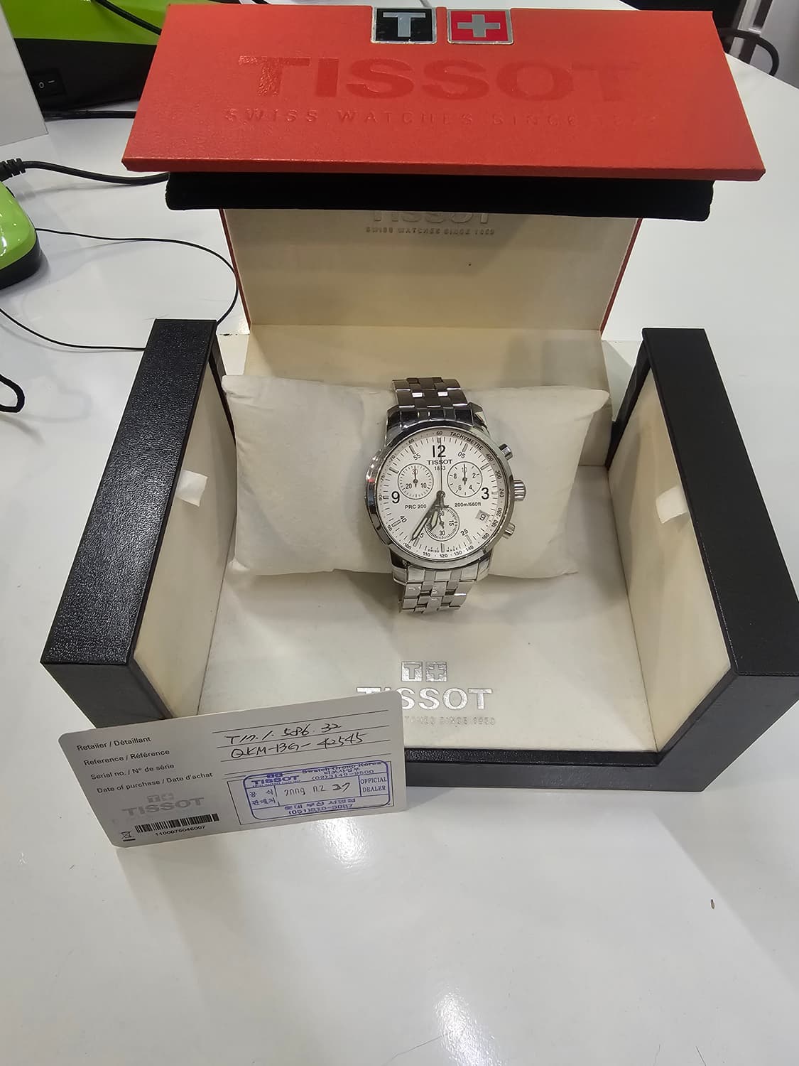 티쏘 prc200 크로노크래프 쿼츠 상품이미지1