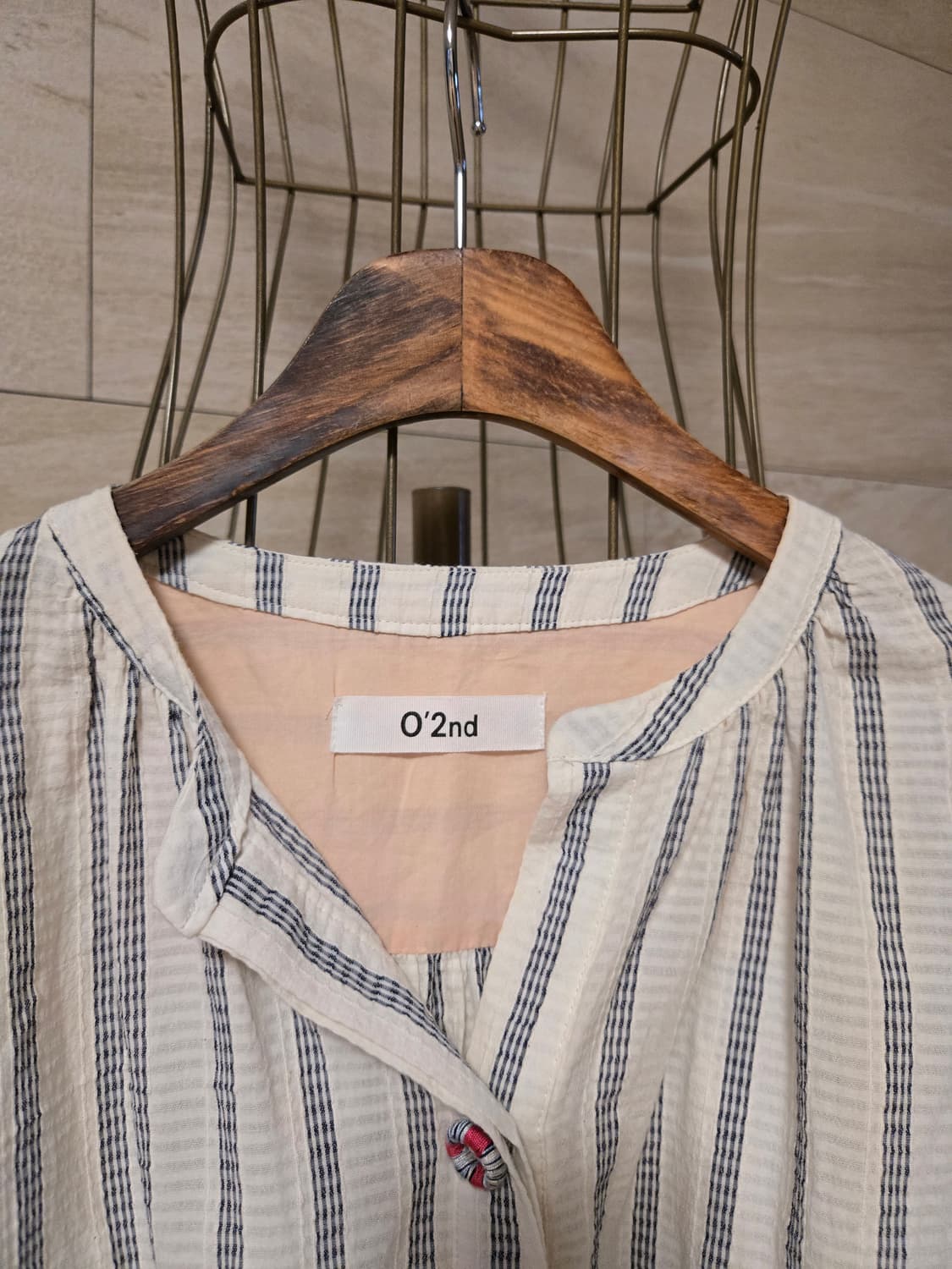 [55] O'2nd 오즈세컨 자수 블라우스 셔츠 상품이미지4