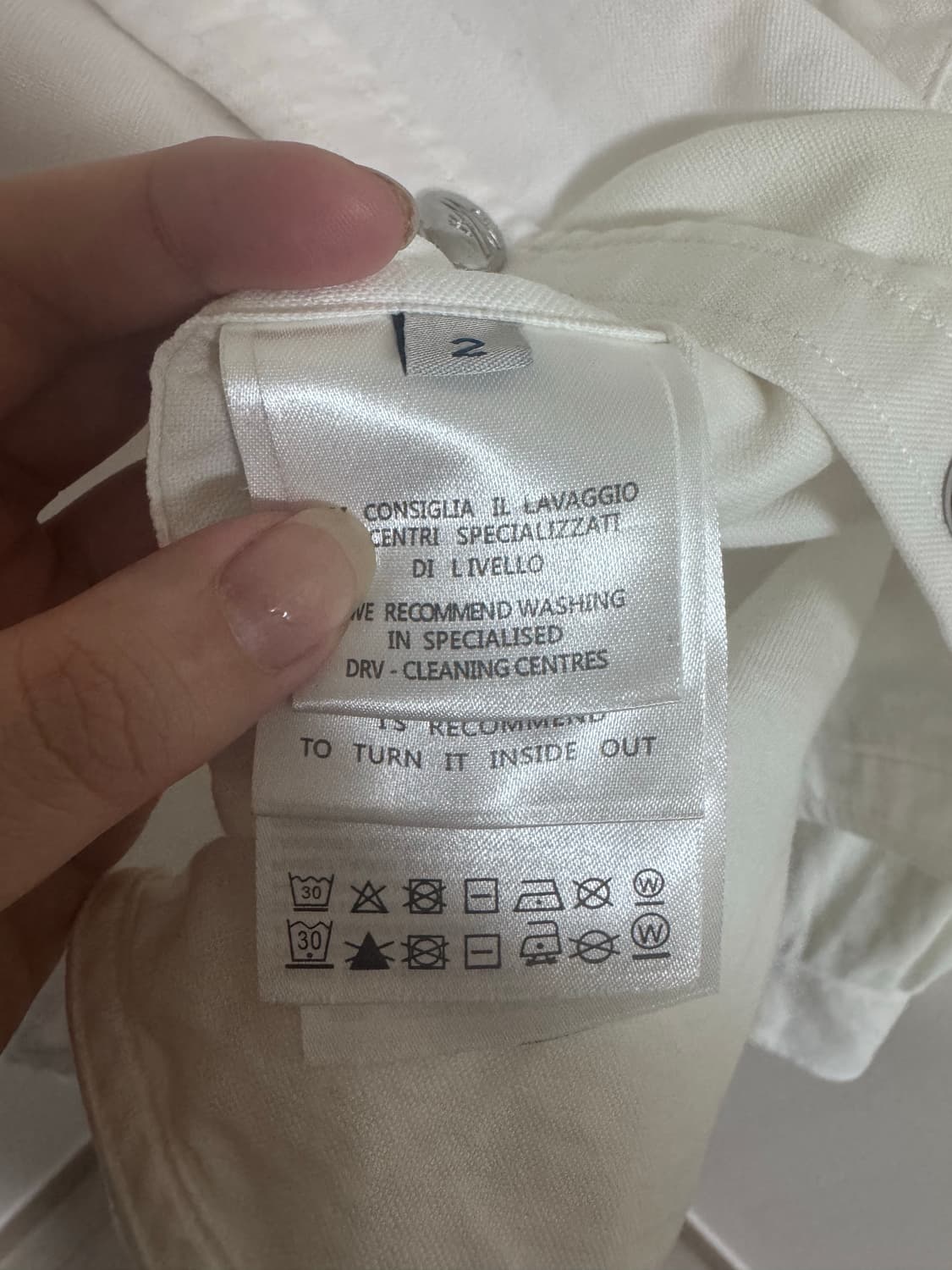 몽클레어 감마블루라인 화이트 셔츠 2 상품이미지4