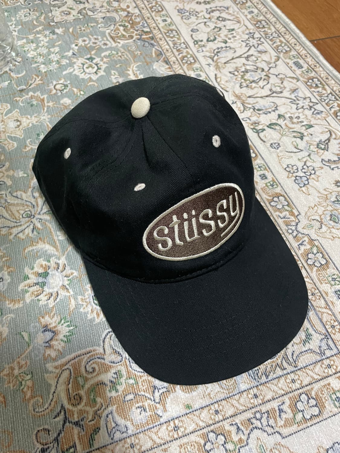 스투시 핏스탑 로우 프로 캡 블랙 상품이미지1