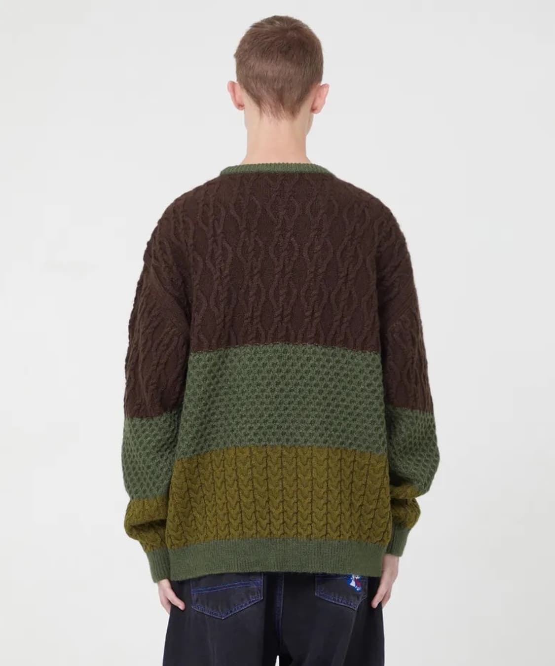엘엠씨 니트 L LMC MULTI CABLE KNIT SWEATER kh 상품이미지8