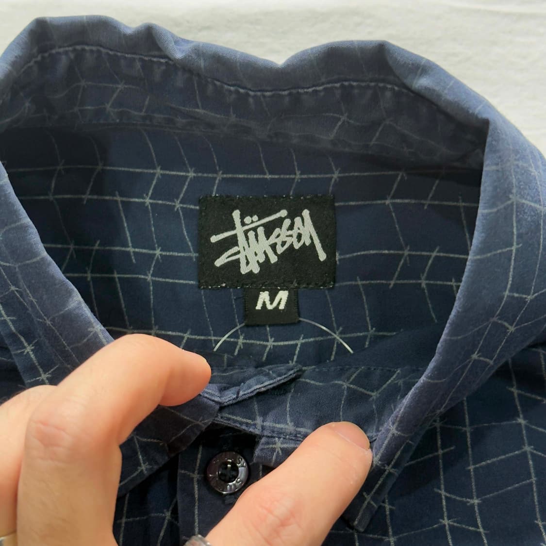 90s 올드 스투시 반팔 셔츠 USA 상품이미지4