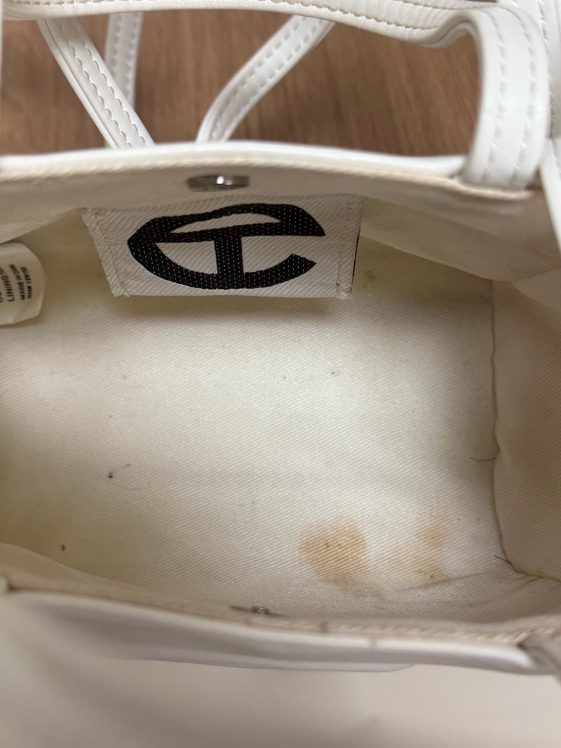 텔파(Telfar) 스몰 쇼핑백 (화이트) 상품이미지2