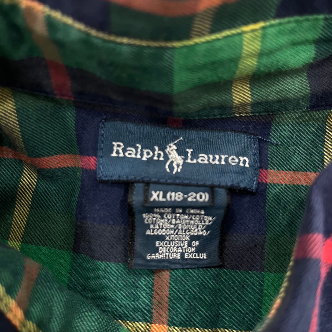 XL 폴로 랄프로렌 체크 셔츠 상품이미지5