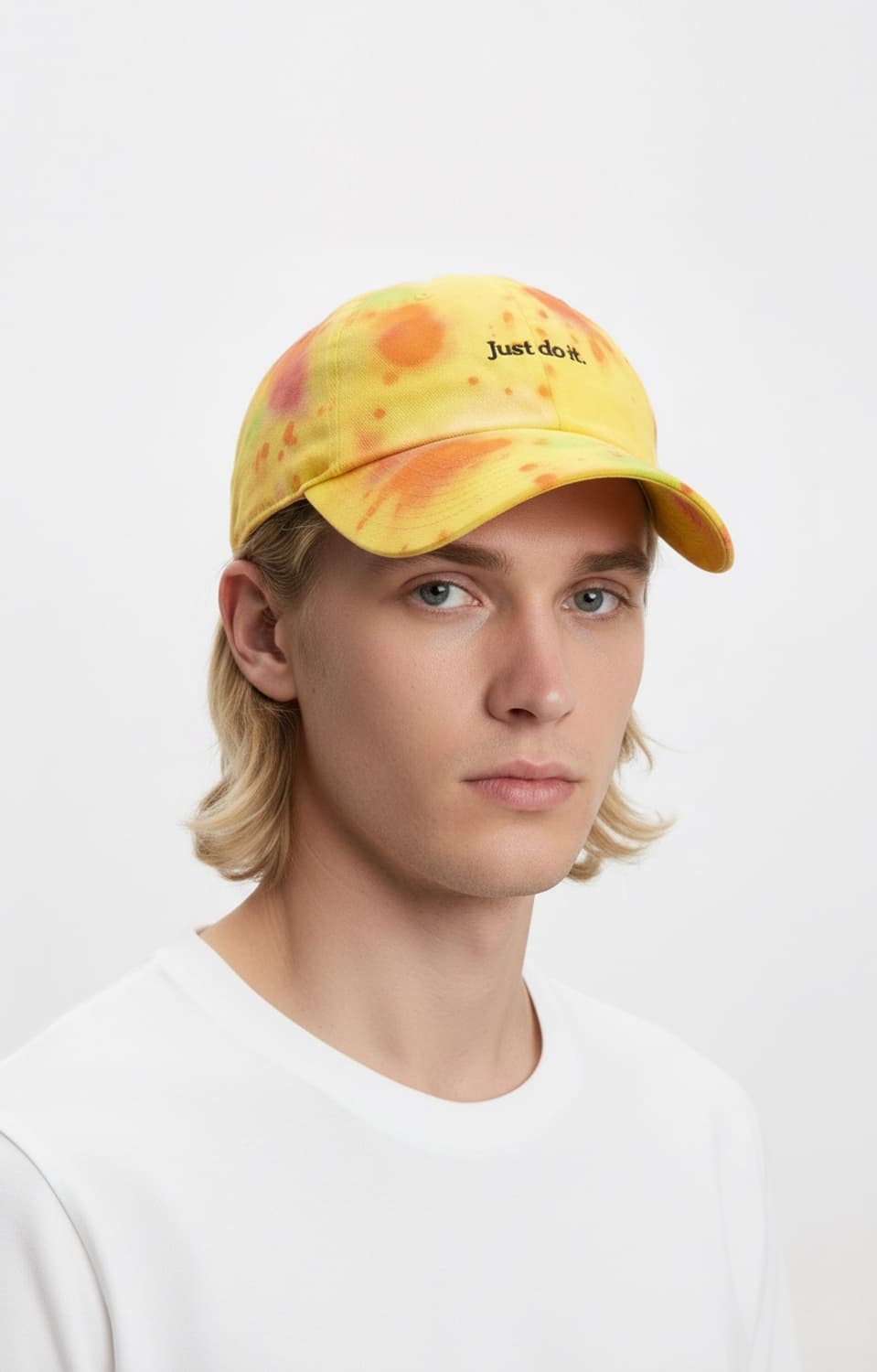 NIKE 나이키 초레어 빈티지 커스텀 타이다이 레몬/오렌지 볼캡 모자 상품이미지2