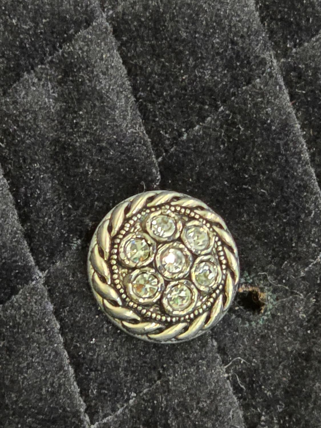 마리아니 블랙 벨벳 퀼팅 자켓 S 상품이미지4