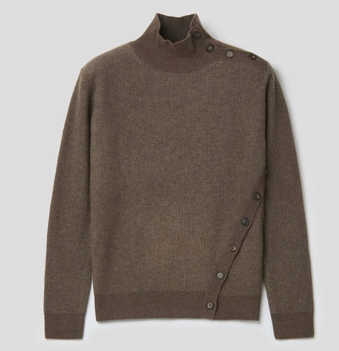 MMIC 터틀넥 니트 브라운 상품이미지2