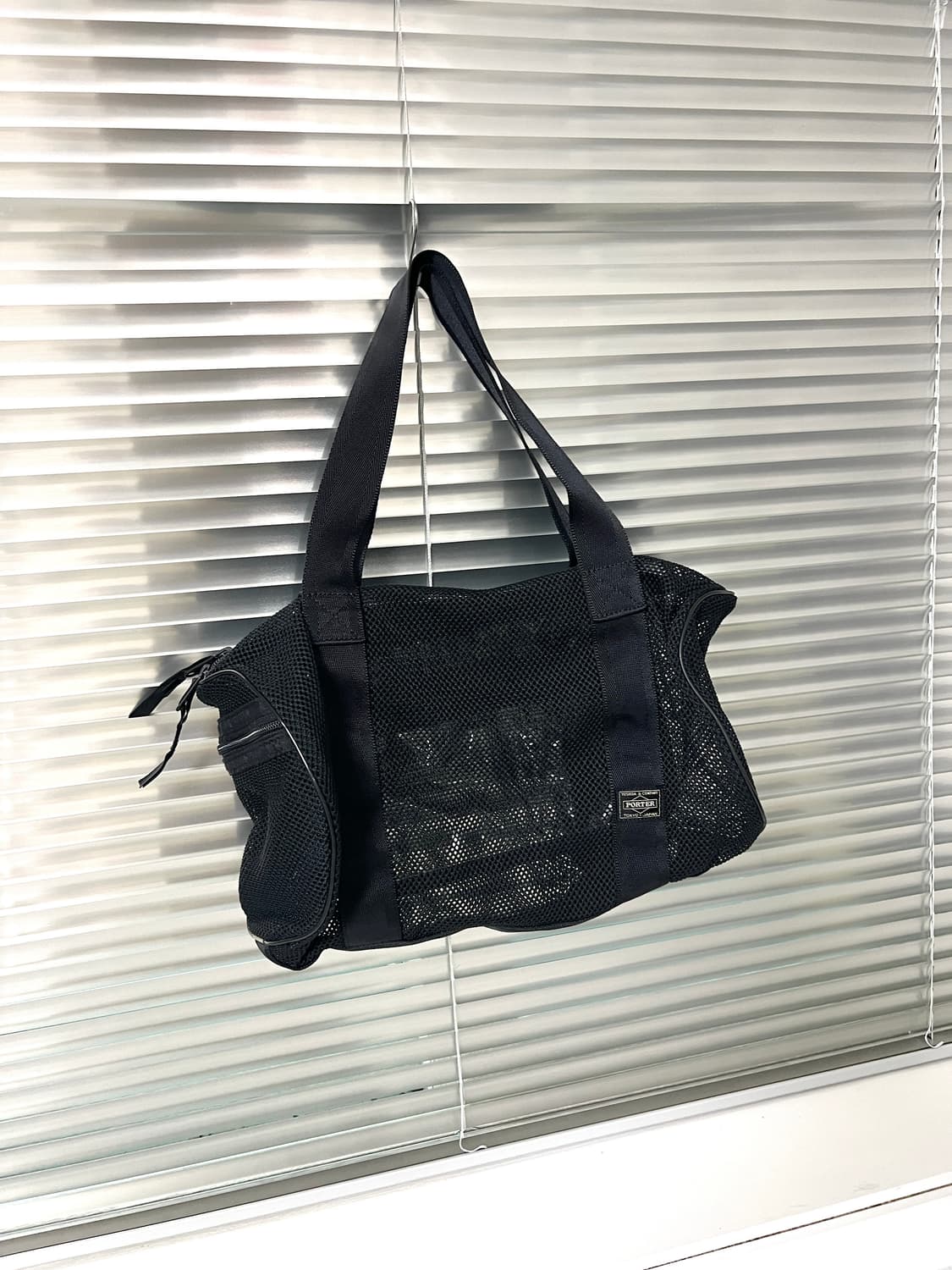 PORTER-MESH BOSTON BAG(Black) 상품이미지4