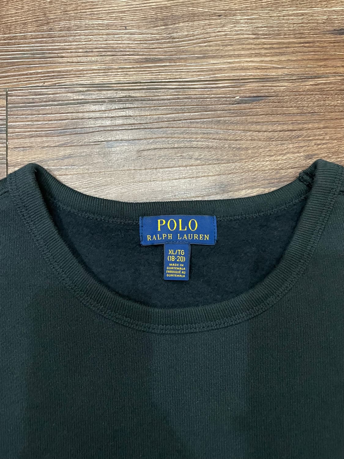 폴로 랄프로렌 블랙 스웻셔츠 맨투맨 상품이미지6