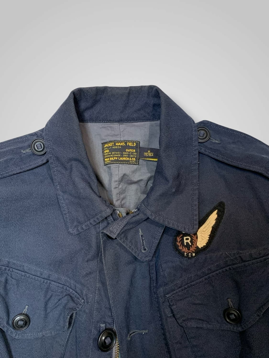 [M]폴로 네이비 컴뱃 필드자켓 상품이미지3