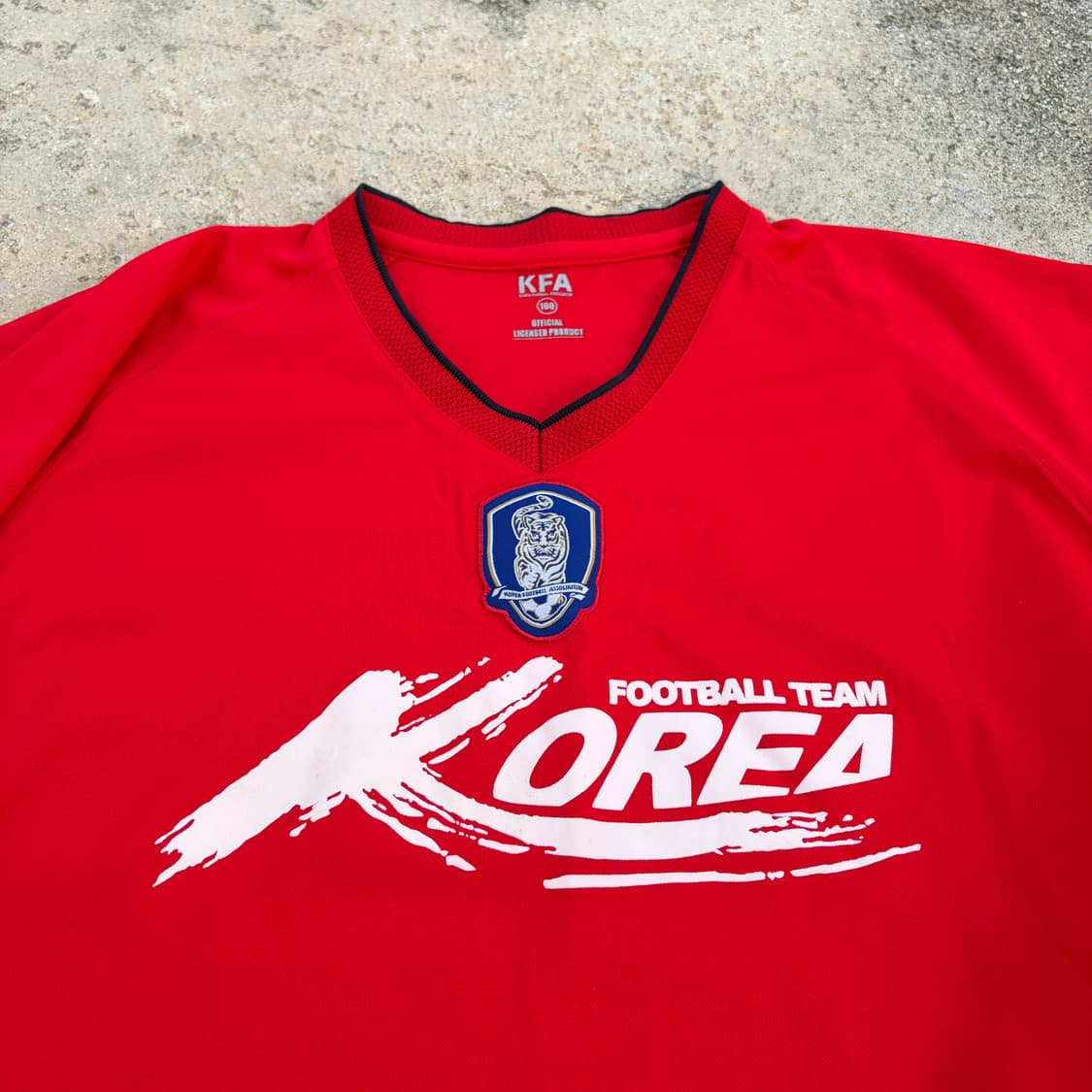 KFA 대한민국 투혼 붉은악마 오피셜 유니폼 반팔티 L 상품이미지5