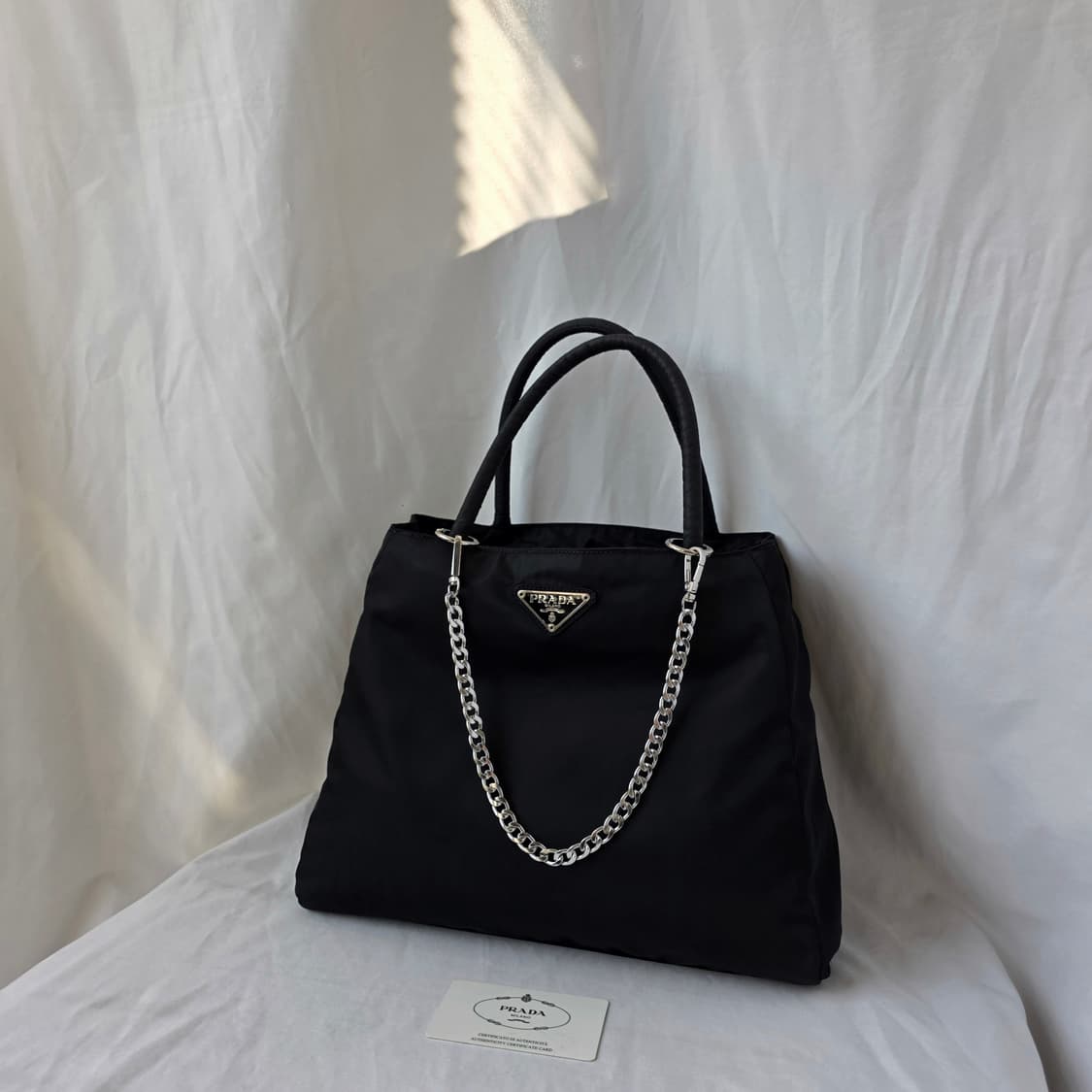 [정품 PRADA] 프라다 포코노 나일론 여성 토트백 상품이미지1