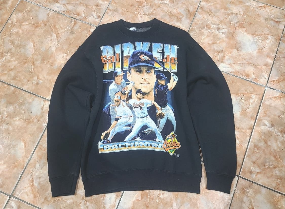1995 볼티모어 오리올스 칼립켄 주니어 빈티지스웻셔츠 상품이미지1
