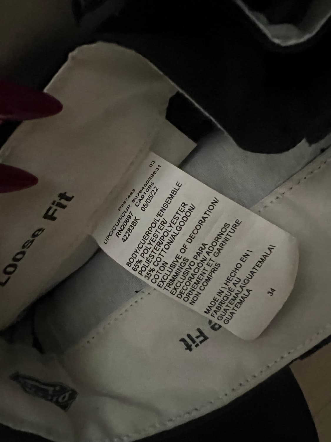 디키즈 42283 루즈핏 워크쇼츠 Black 상품이미지2