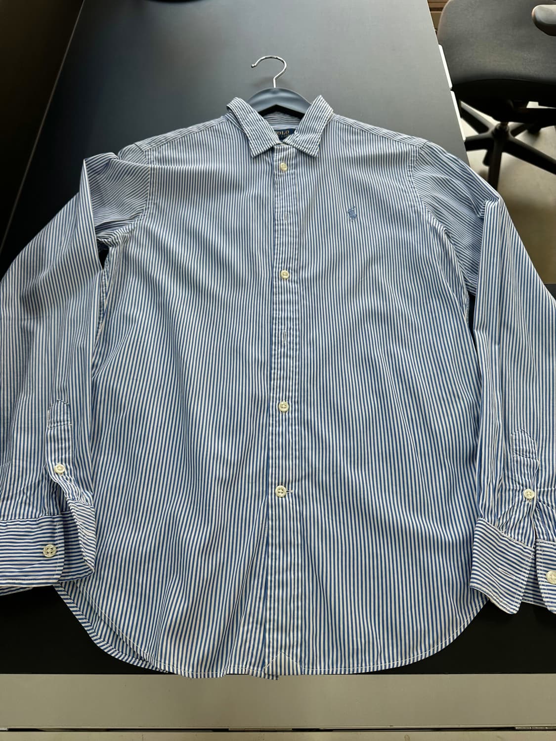 폴로랄프로렌 큐알텍 클래식핏 스트라이프 셔츠 상품이미지4