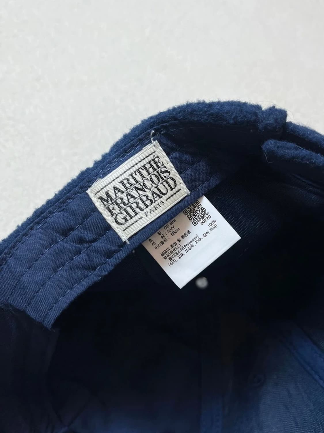 마리뗴프랑소와저버 클래식 플리스 볼캡 Q1221 상품이미지6