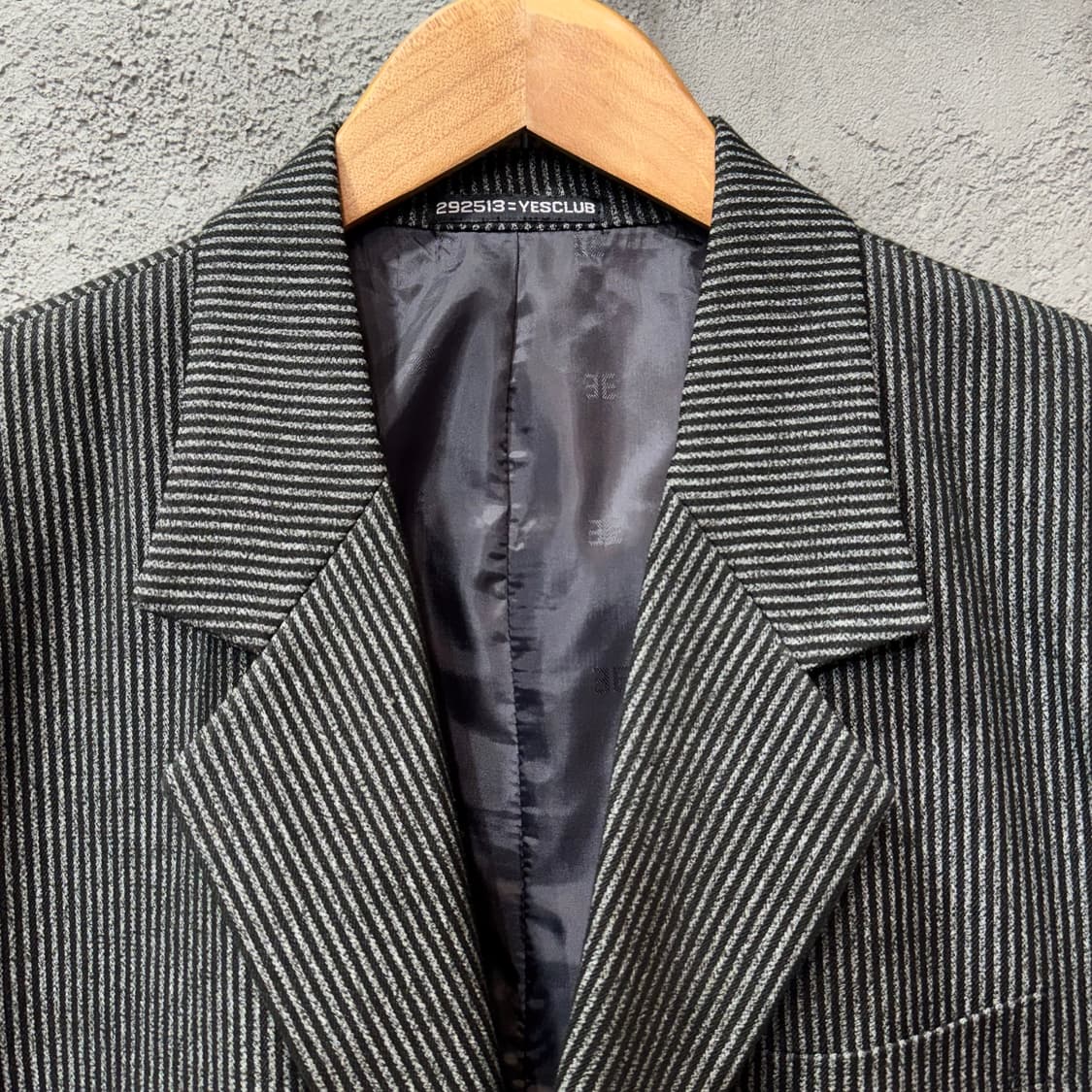292513=YESCLUB 스트라이프 블레이저 자켓 (XL)   상품이미지4