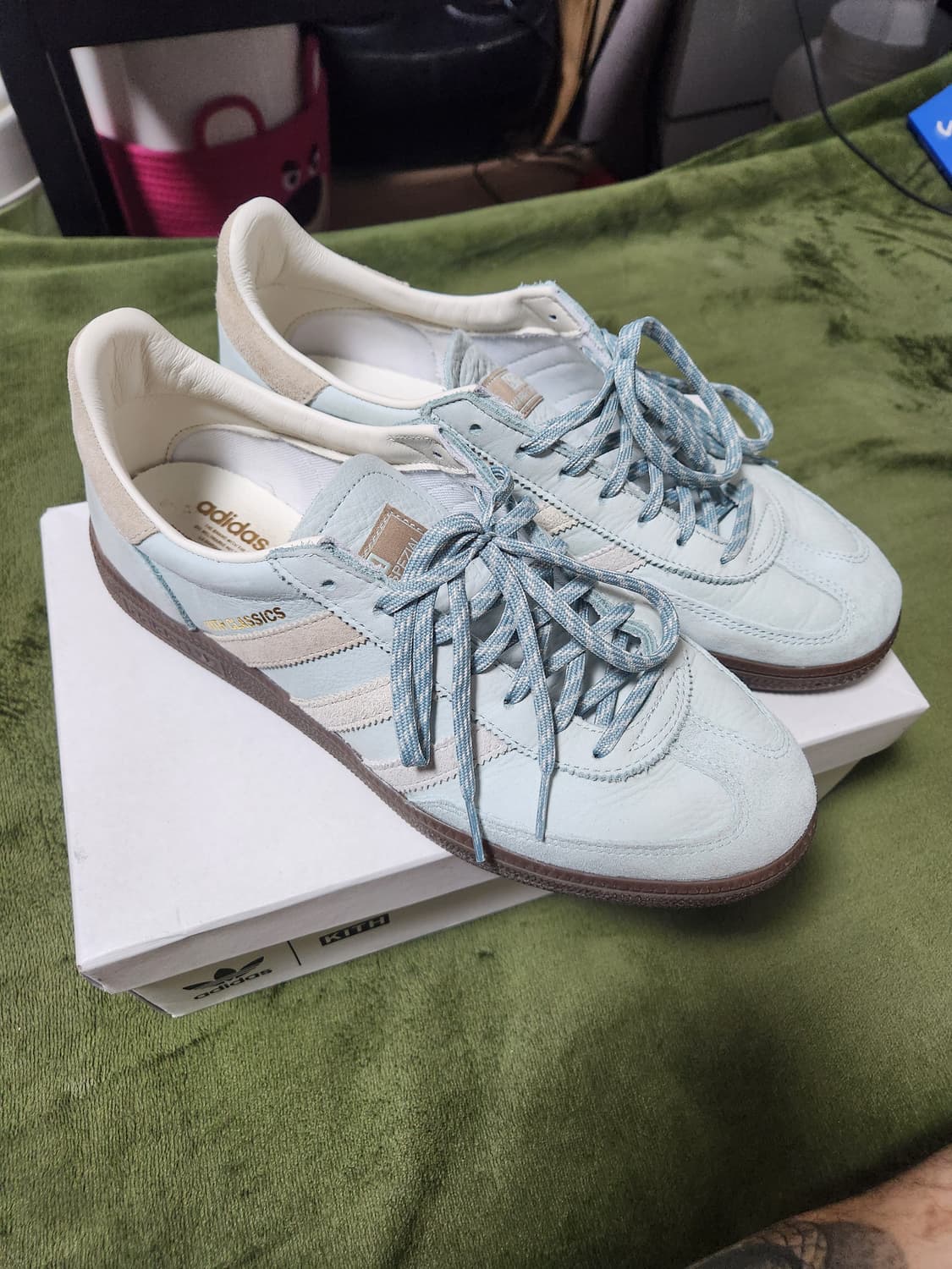 아디다스x키스 핸드볼 스페지알 아마존그린 275 상품이미지2