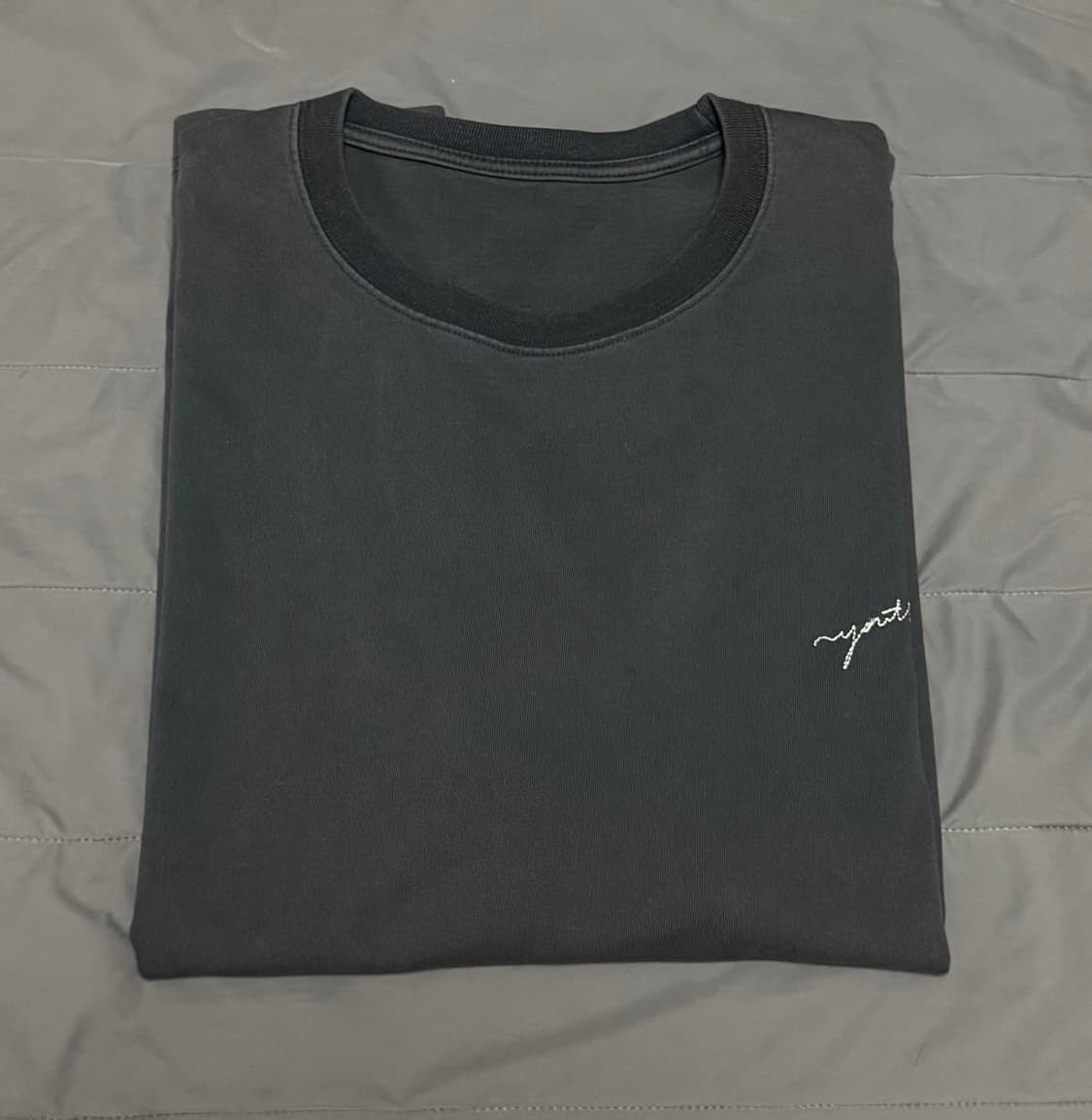 유스 로고 반팔 티셔츠 네이비 상품이미지7