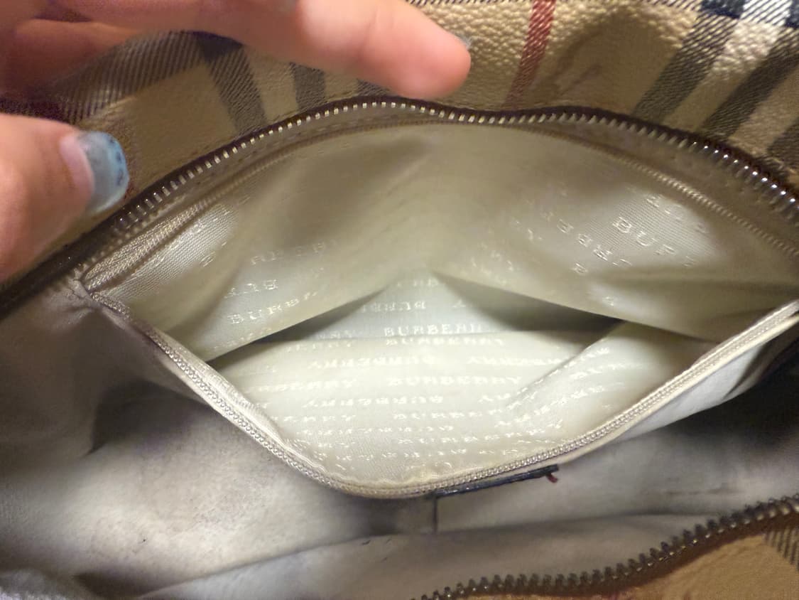빈티지 버버리 체크 토트백 상품이미지5