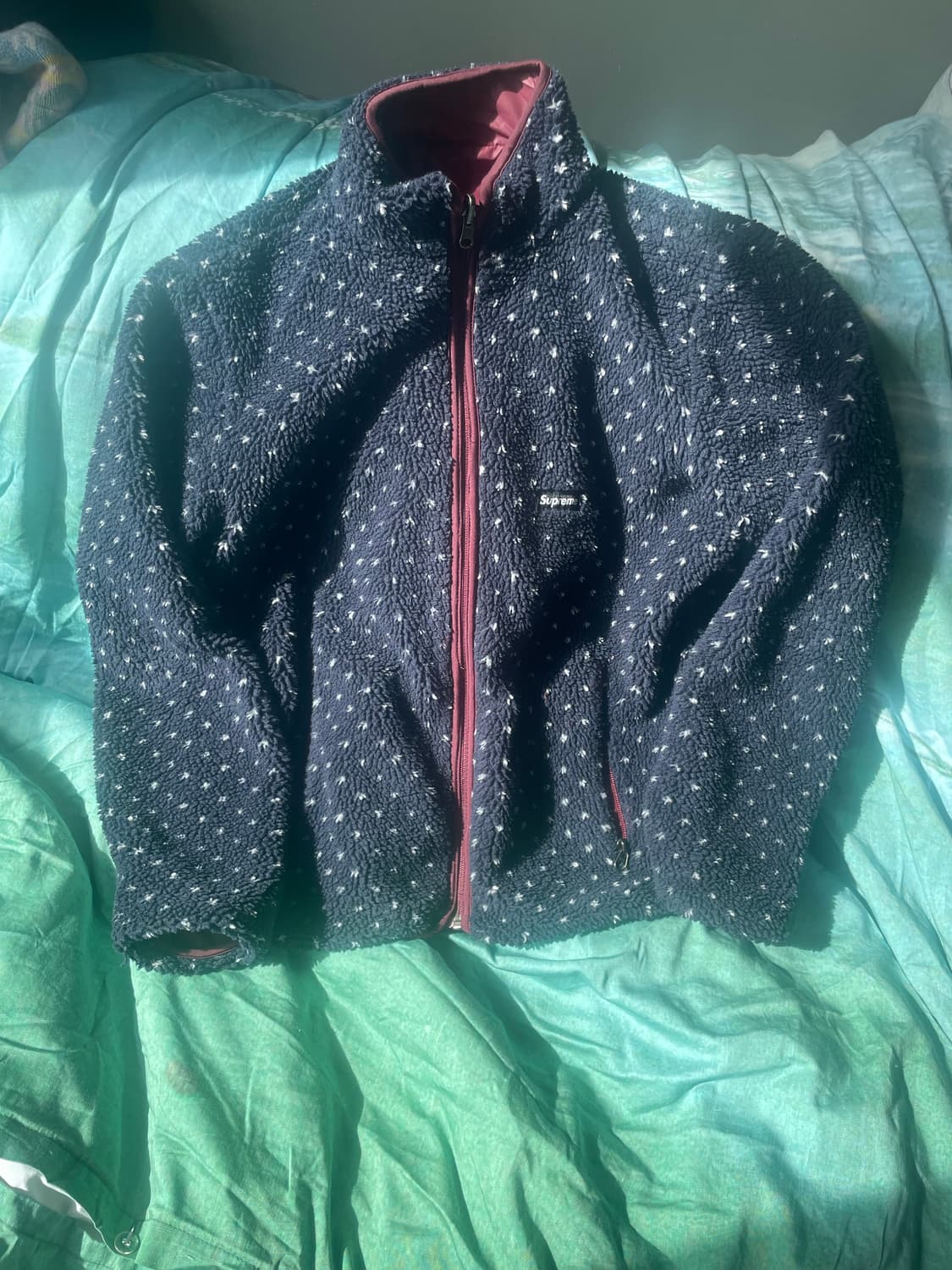 [S] 슈프림 폴카닷 리버시블 후리스  상품이미지1