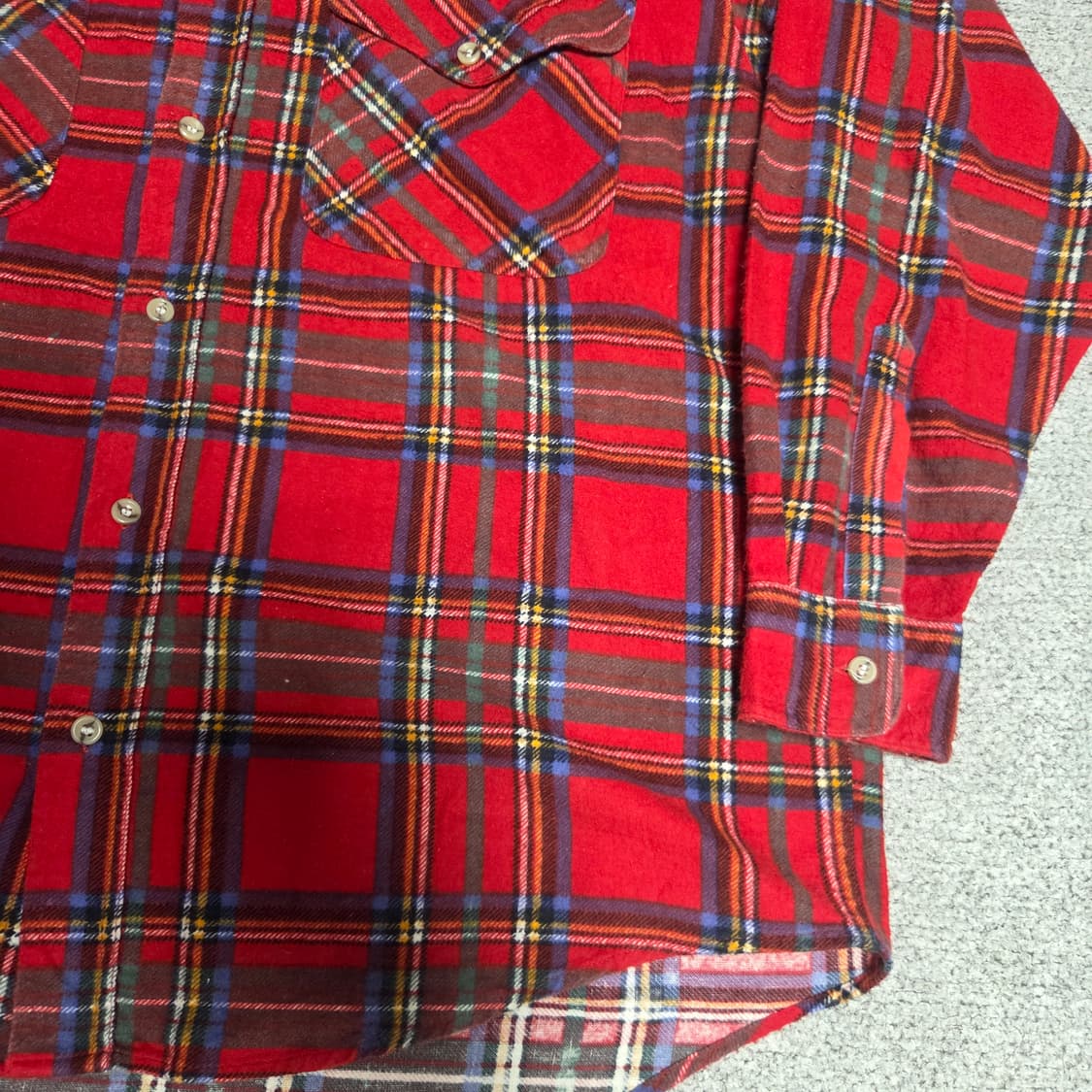 Green Rum 재팬 빈티지 플란넬 셔츠 L(100) 상품이미지3