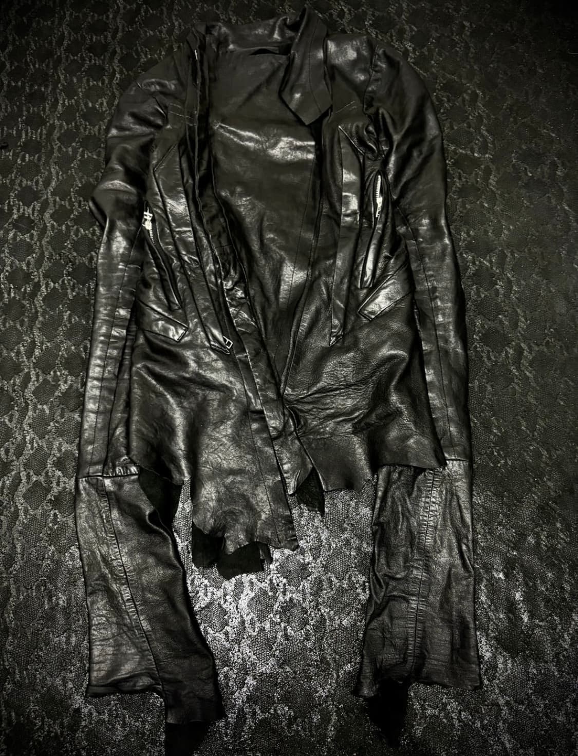 Ekam 2000s Rare archive Goatskin Leather 상품이미지5