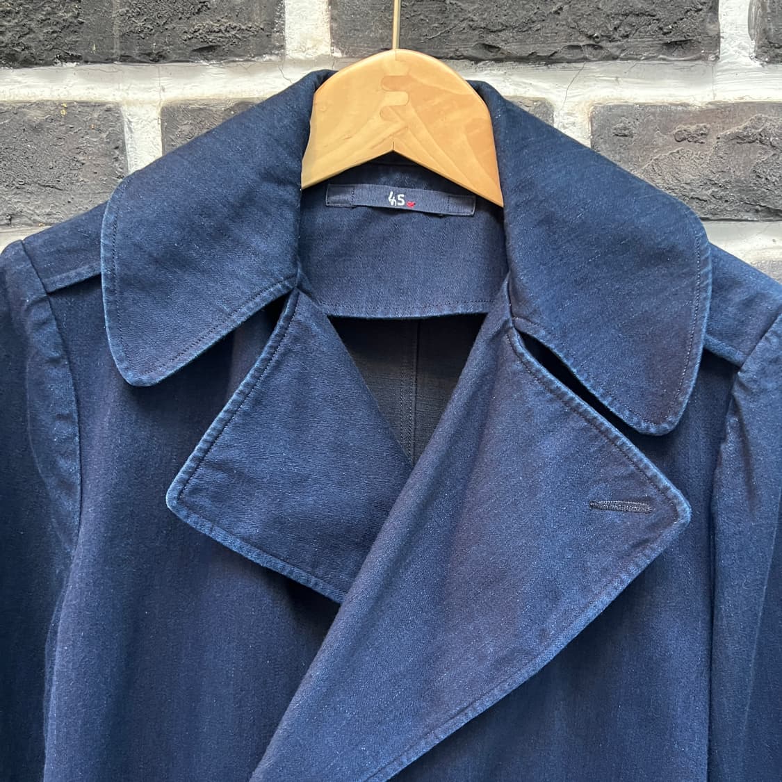 45rpm 인디고 트렌치 코트 상품이미지3