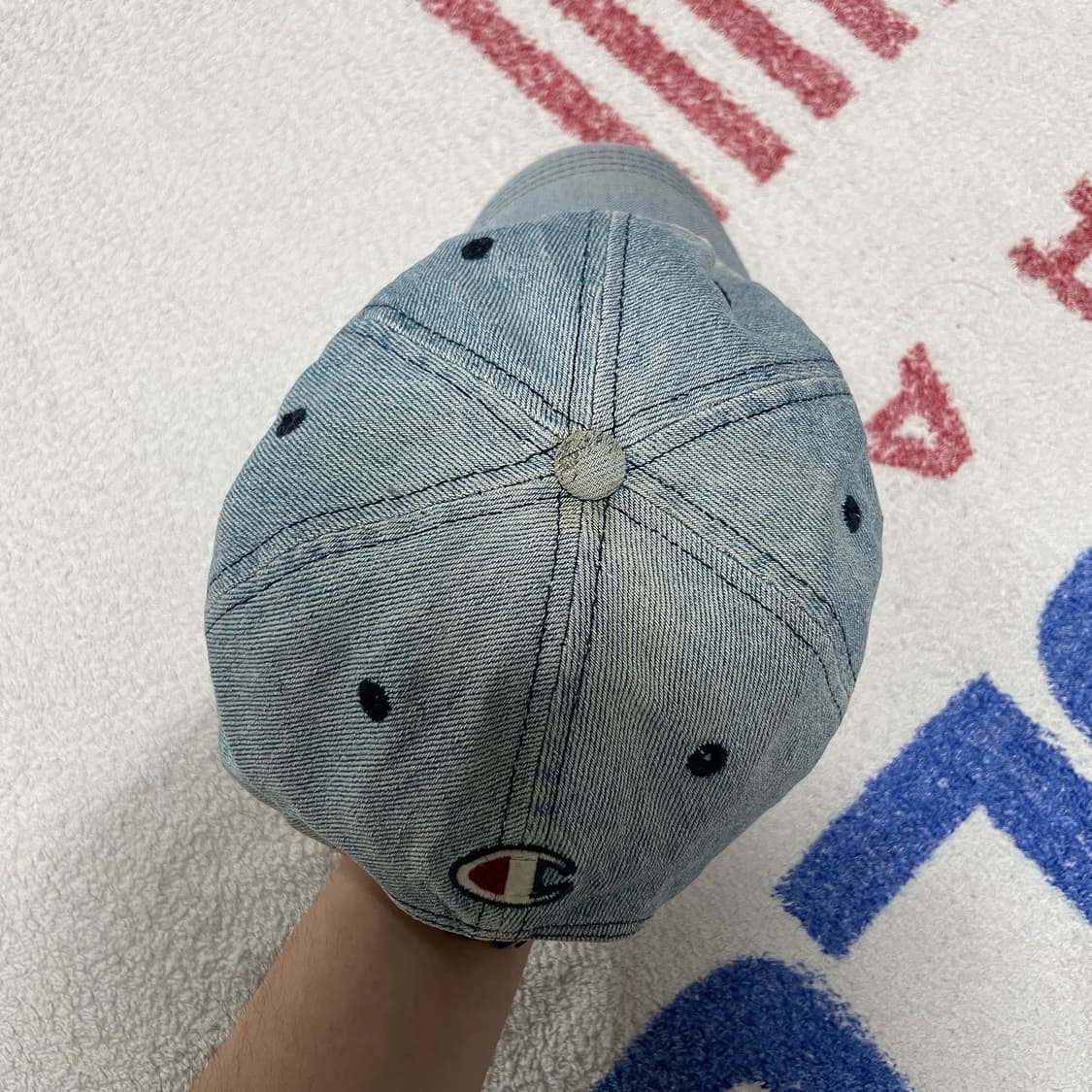 챔피온 USA 데님 볼캡 상품이미지2