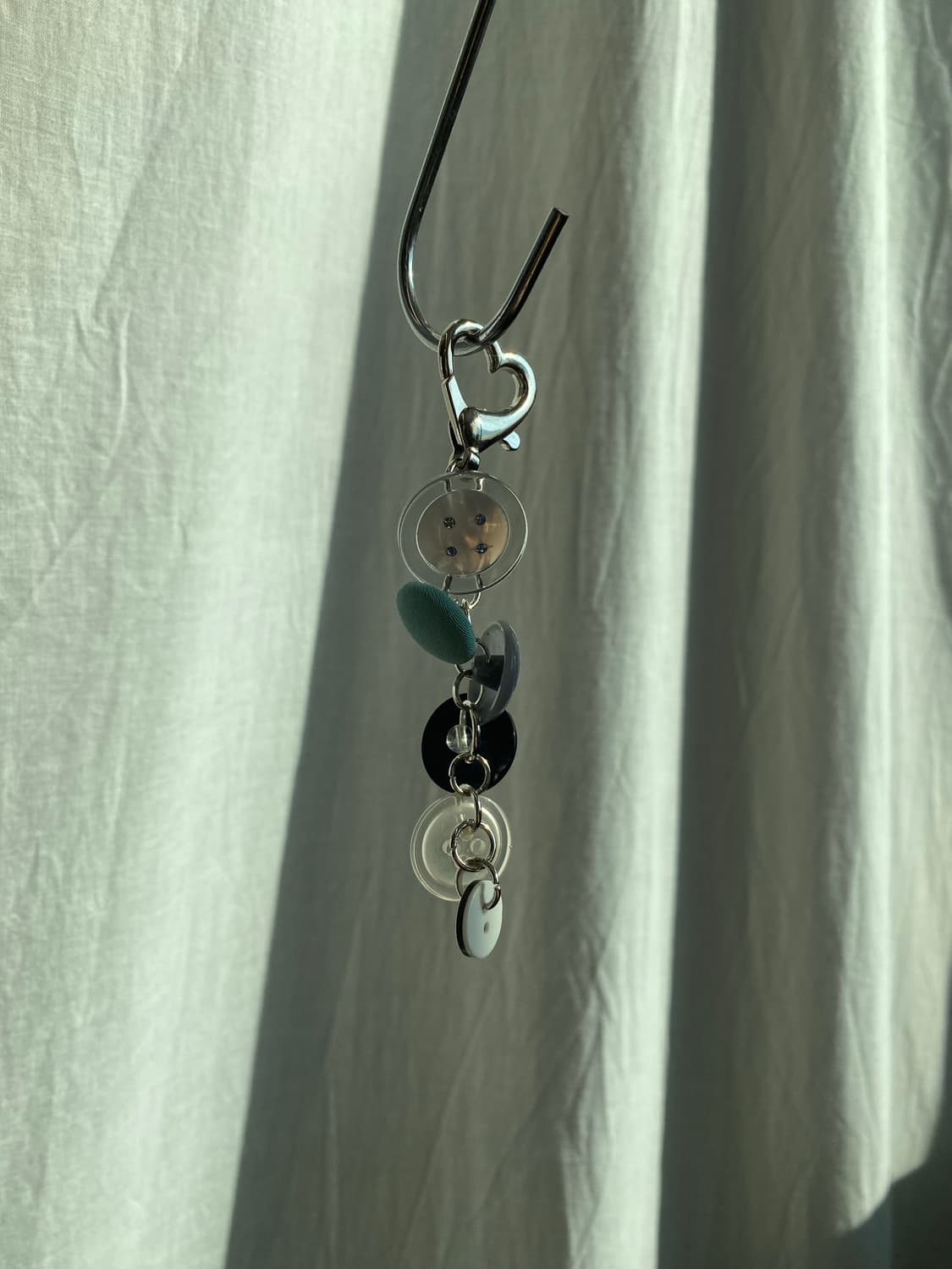 vintage button keyring_blue cup 상품이미지3