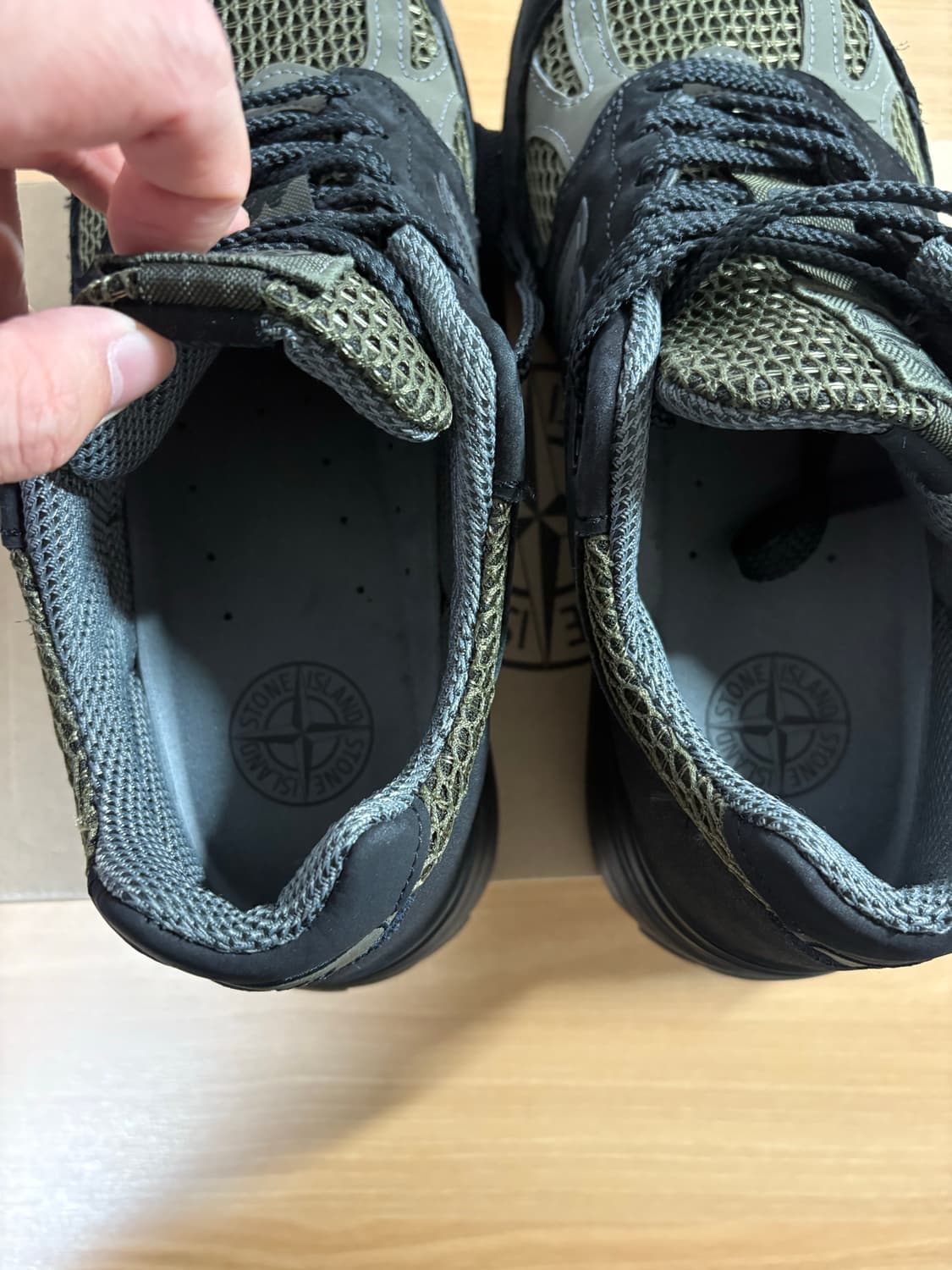 뉴발란스x스톤 아일랜드 991v2 올리브 블랙 280 상품이미지4