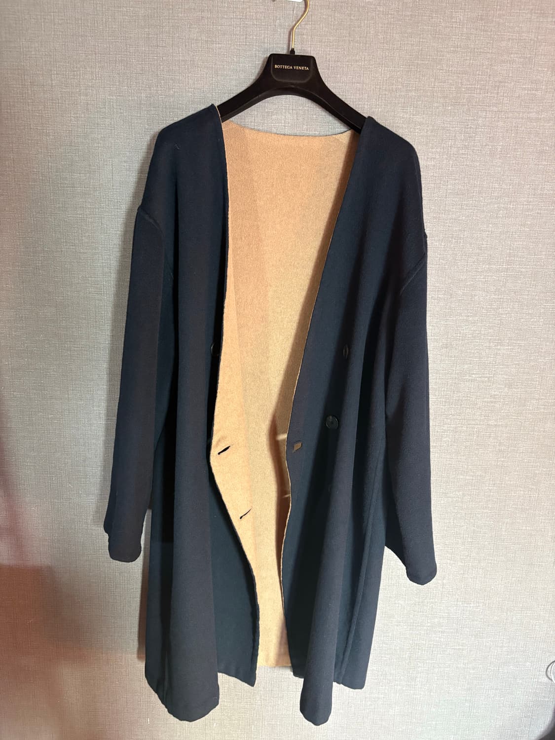 캐시미어 리버시블 코트 상품이미지1