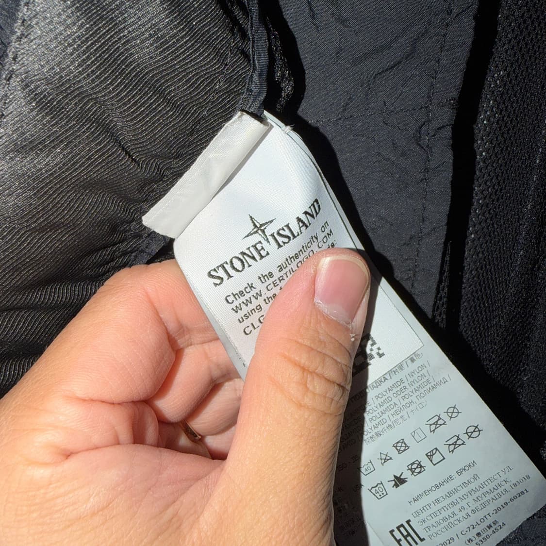 20SS 스톤 시어서커 카고 바지 블랙 721532029 (남성 32) 상품이미지6