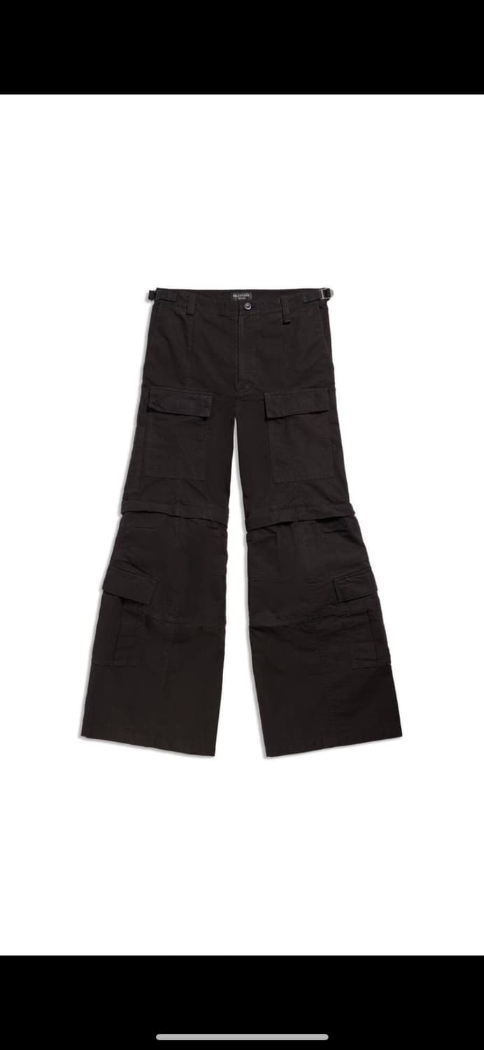 [구매중] 발렌시아가 립스탑 플레어 카고 팬츠 상품이미지1