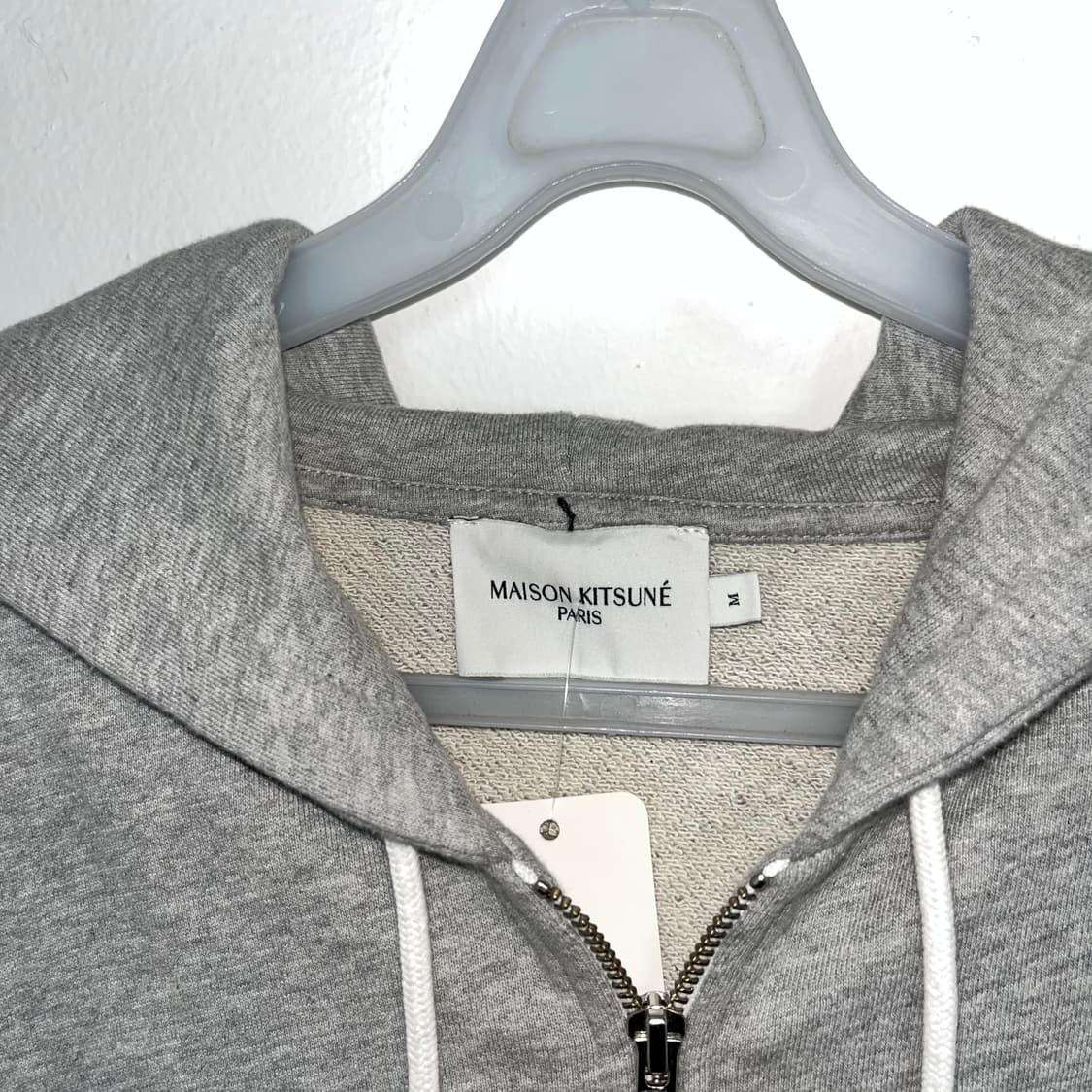 Maison Kitsuné grey hoodie zip-up 상품이미지6