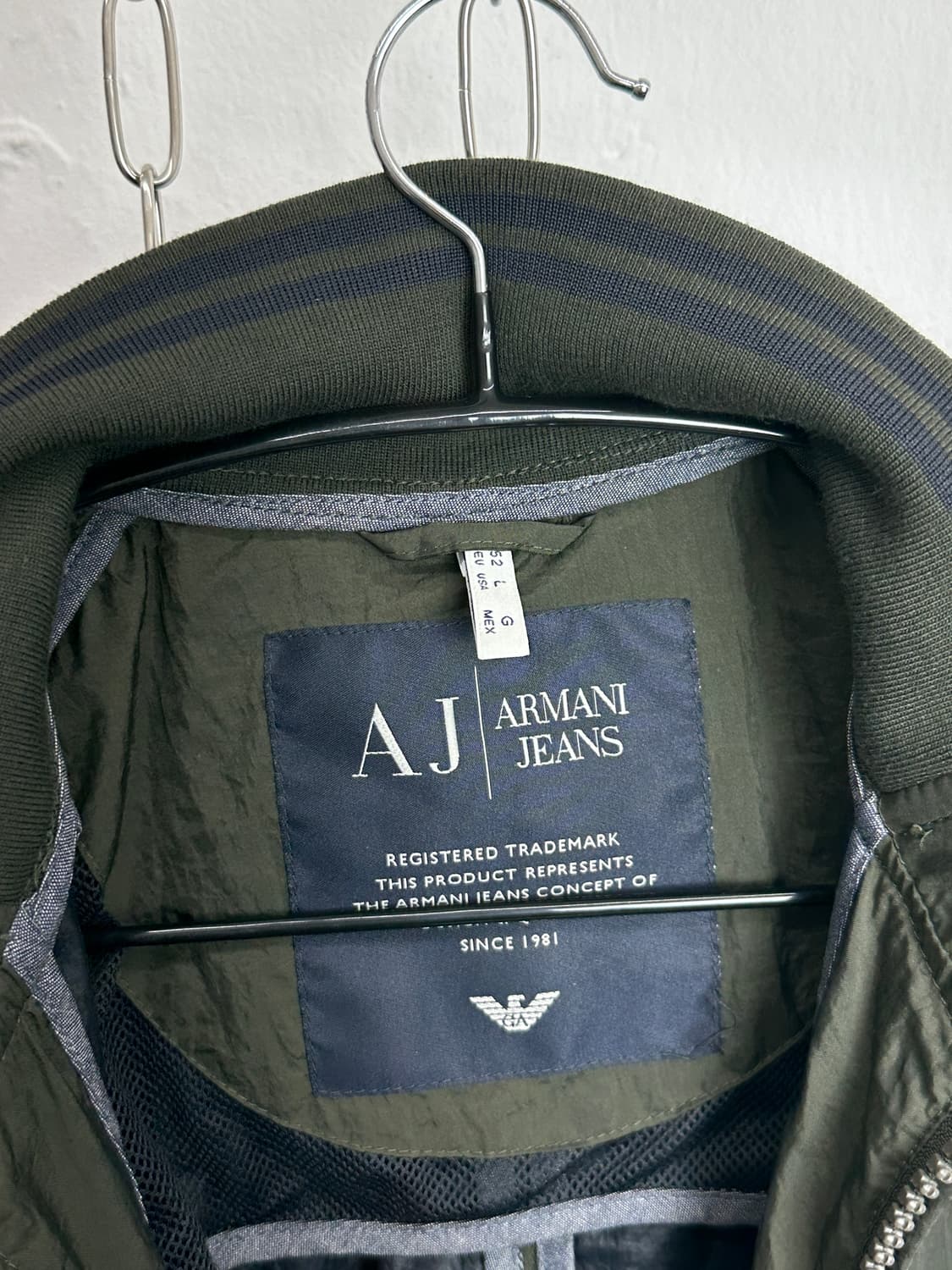 Armani Jeans Khaki Tech Stretch Zip Jack 상품이미지9