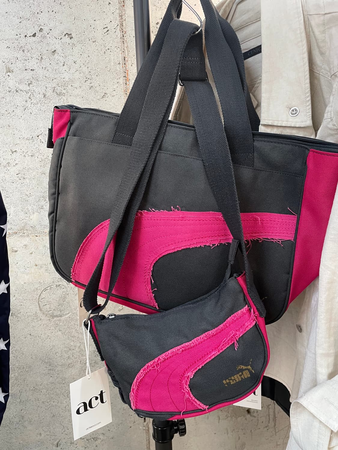 Puma 퓨마 로고 데미지 코튼백 스몰 상품이미지7