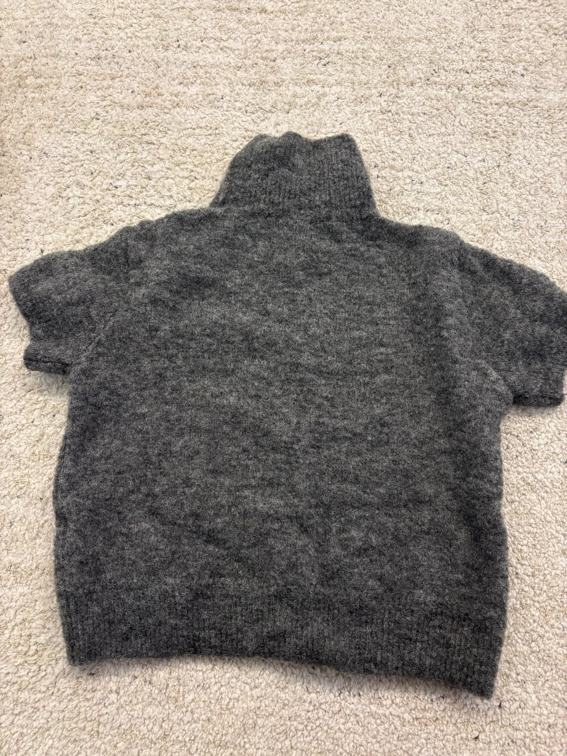 시그니처 파이 가디건 세트 반팔 목폴라 랩가디건 상품이미지4